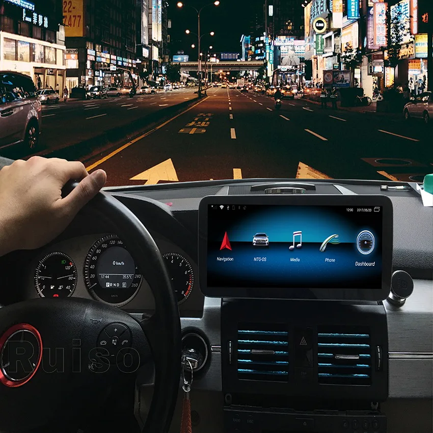 Ruiso 4 Гб ОЗУ + 32 ПЗУ для Benz GLK Class X204 (2008 ~ 2015) Android 9 0 автомобильный DVD плеер gps аудио