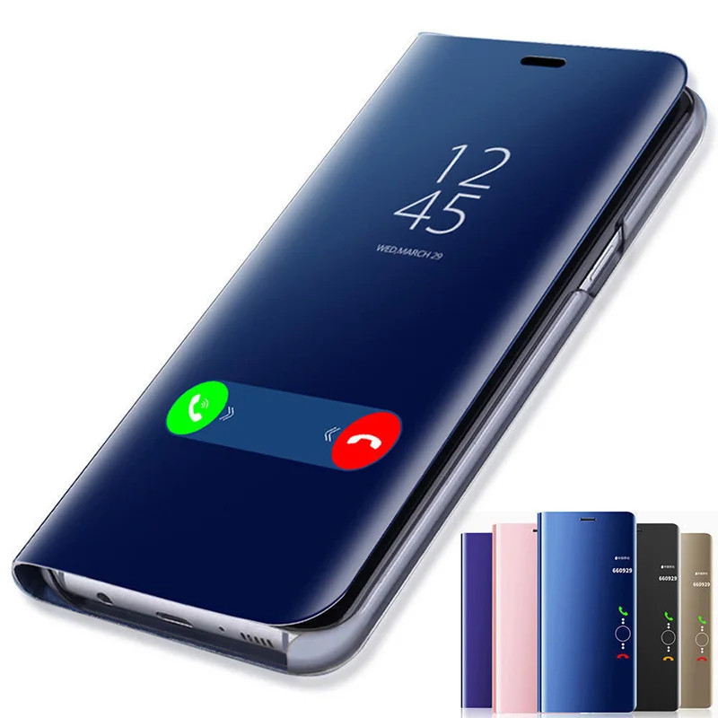 Умный зеркальный чехол для Huawei P40 P30 P20 Pro Lite P9 P10 Plus телефона Honor 20 V30 V20 V10 8X Max 9 10 |