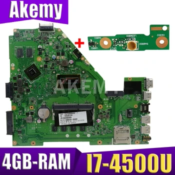 

XinKaid GT840M I7-4500U 4GB X550LD motherboard For ASUS X550LD A550L Y581L W518L X550LN laptop motherboard original motherboard