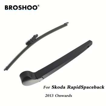 

BROSHOO Car Rear Wiper Blades Back Windscreen Wiper Arm For Skoda Rapid Spaceback Hatchback (2013 Onwards) 405mm,Car Styling