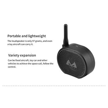 

Drone Sky Speakers With A Loudspeaker 2000 Meters Control Distance For Drone Quadcopter Loadable Universal Drone Loudspeaker