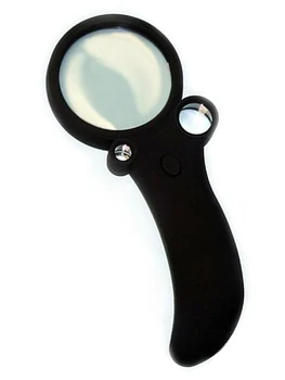 

Magnifier Kromatech hand round/2,5/25/55x, 65mm illuminated ultraviolet (5 LED), TH-600600