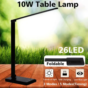 

Table lamps USB table lights Plastic for living room modern led beds free dimming Learning eye protection Touch On/Off Switch