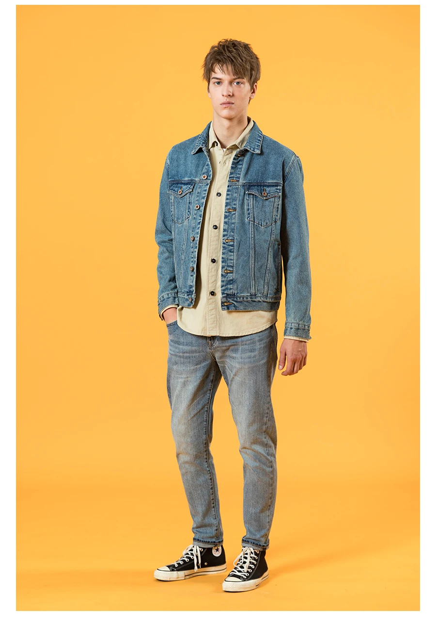 SIMWOOD 2022 Spring new denim jacket 