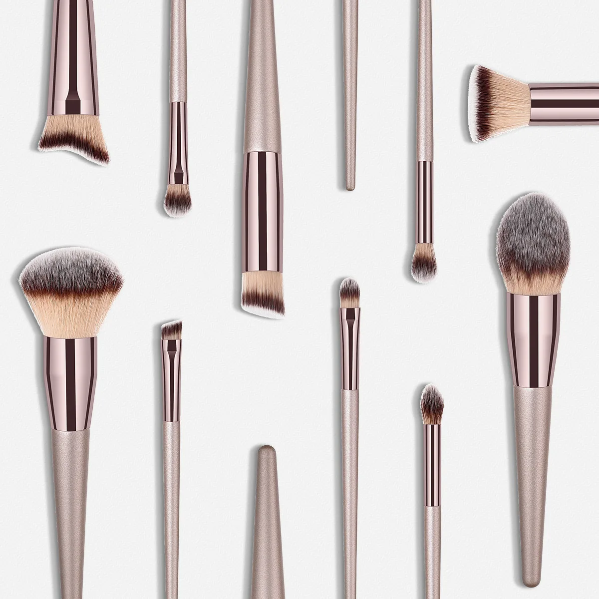 10 шт./компл. Pro набор кистей для макияжа Тени для век eyeкоричневый тональный порошок косметический макияж кисти с деревянными ручками инструмент