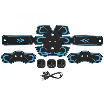 

Fat Burning 3pcs / set EMS Abdomen Muscle Trainer Stimulator Vibration Fitness Massager Slimming Trainer EMS Abdomen Belt