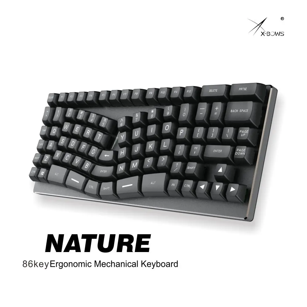 Xbow x-bow механическая клавиатура pcb эргономичный оптический переключатель rgb