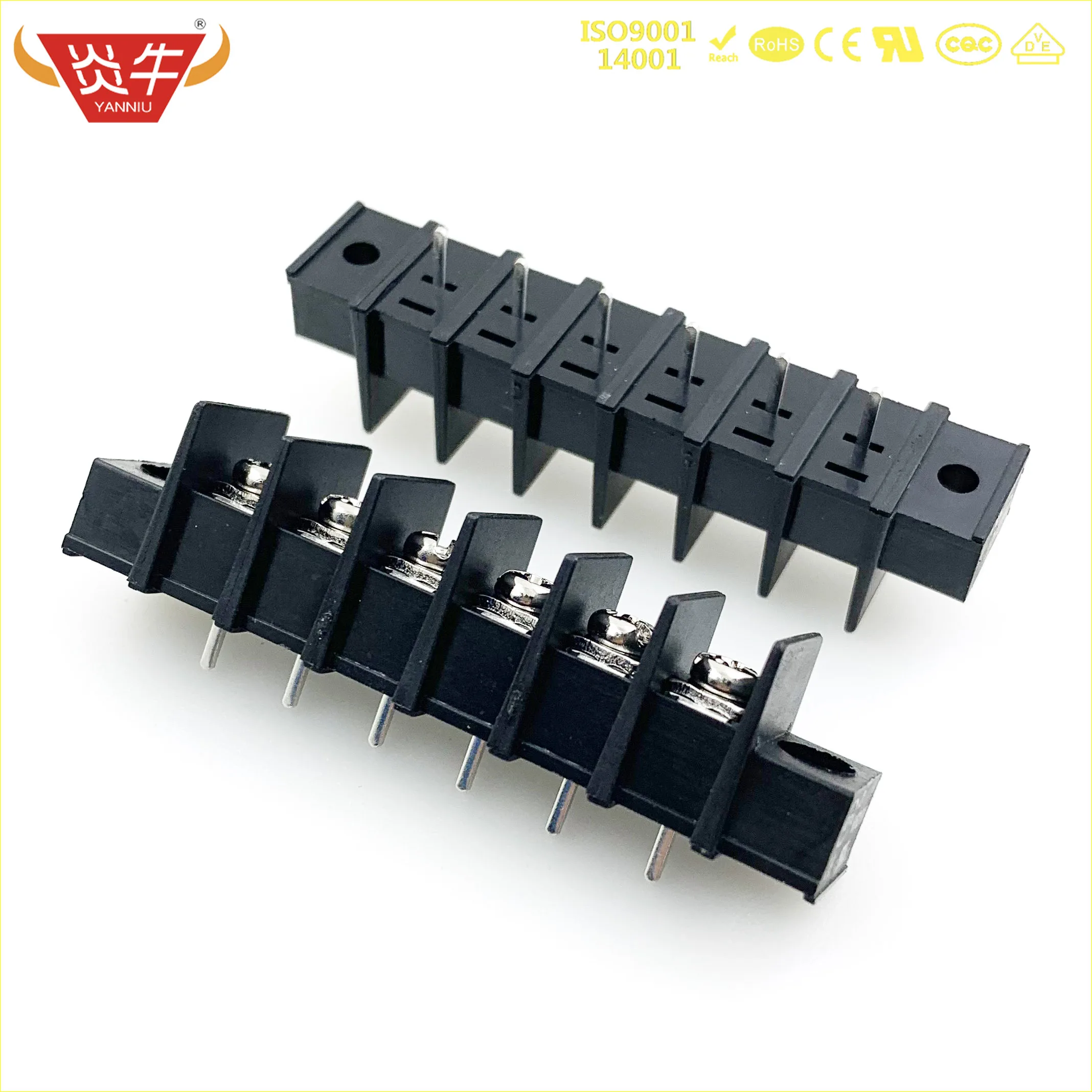 

KF65CM 11.0 2P ~ 12P PCB CONNECTOR BARRIER TERMINAL BLOCK KF65 DG65 DG65C A 11.0mm 2PIN ~ 12PIN 30A/300V PHOENIX CONTACT DEGSON