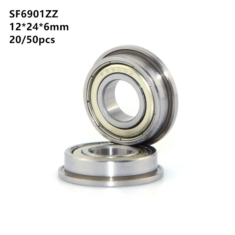 

Фланцевый подшипник SF6901, SF6901Z, SF6901ZZ, 12*24*6 мм, 12x24x6 мм, 20/50 шт.