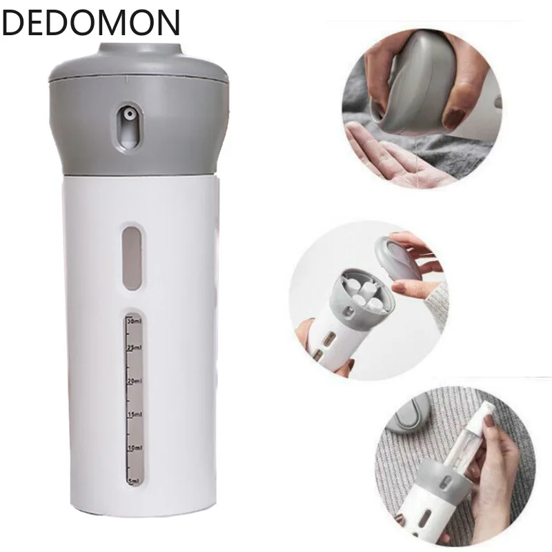 

Travel Bottles Set 4-In-1 Organized Leak Proof Toiletries Refillable Liquid/Lotion/Cream Container Kit Spray Bottle Makeup Tools