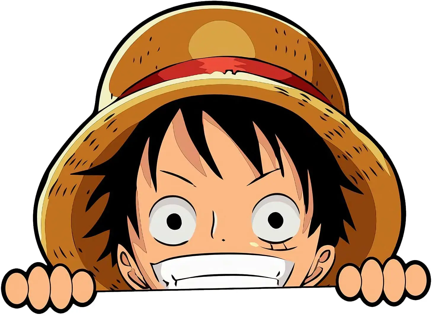 Автомобильные наклейки Monkey D Luffy Peeker Peeking сделай сам аниме на мотоцикл ноутбук