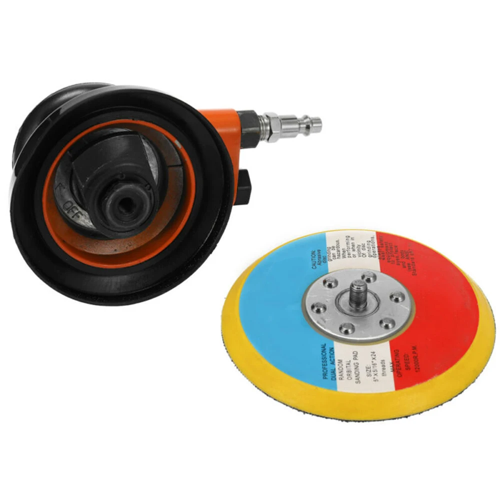 

5inch 10000 RPM Pneumatic Air Sander Car Paint Care Tool Polishing Machine X5G2 Shipbuilding Repairing And Metal Products.