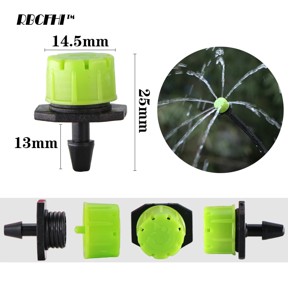 50/100pc Adjustable Micro Drip Irrigation Watering Anti-clogging Emitter Dripper 50/100pc Adjustable Micro Drip Irrigation Watering Anti-clogging Emitter Dripper