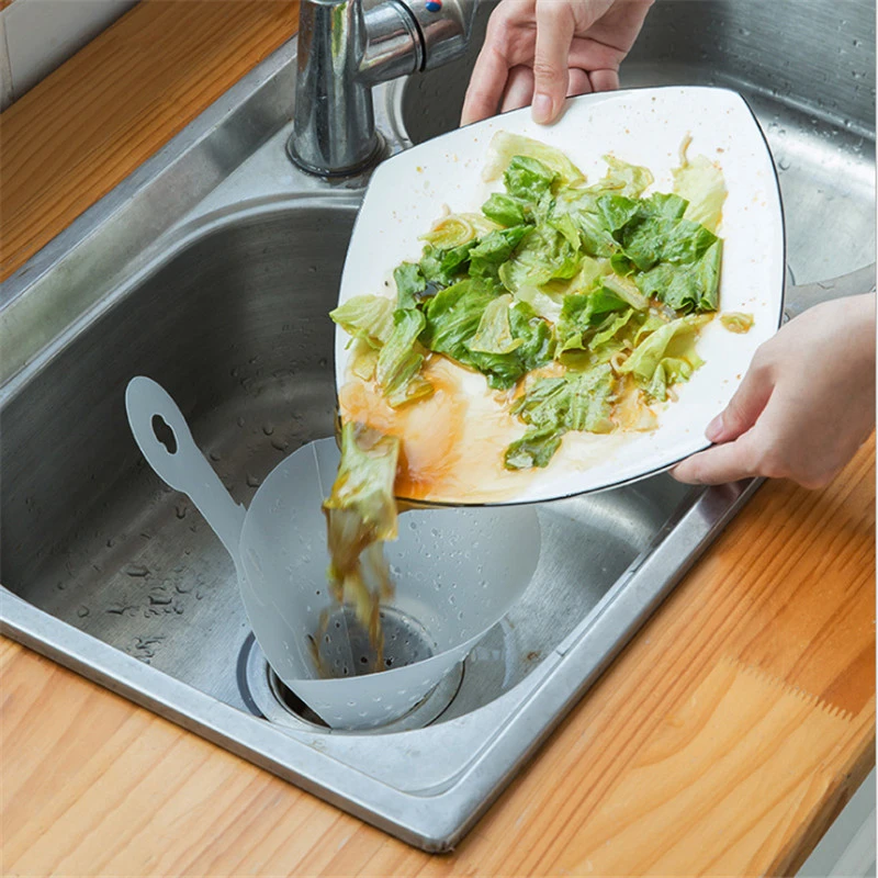 Wsomigo Kitchen Anti Blocking Filter Sink Kitchen Gadget Sink Leftover Soup Soup Funnel Filter Kitchen Accessories Cozinha S Aliexpress