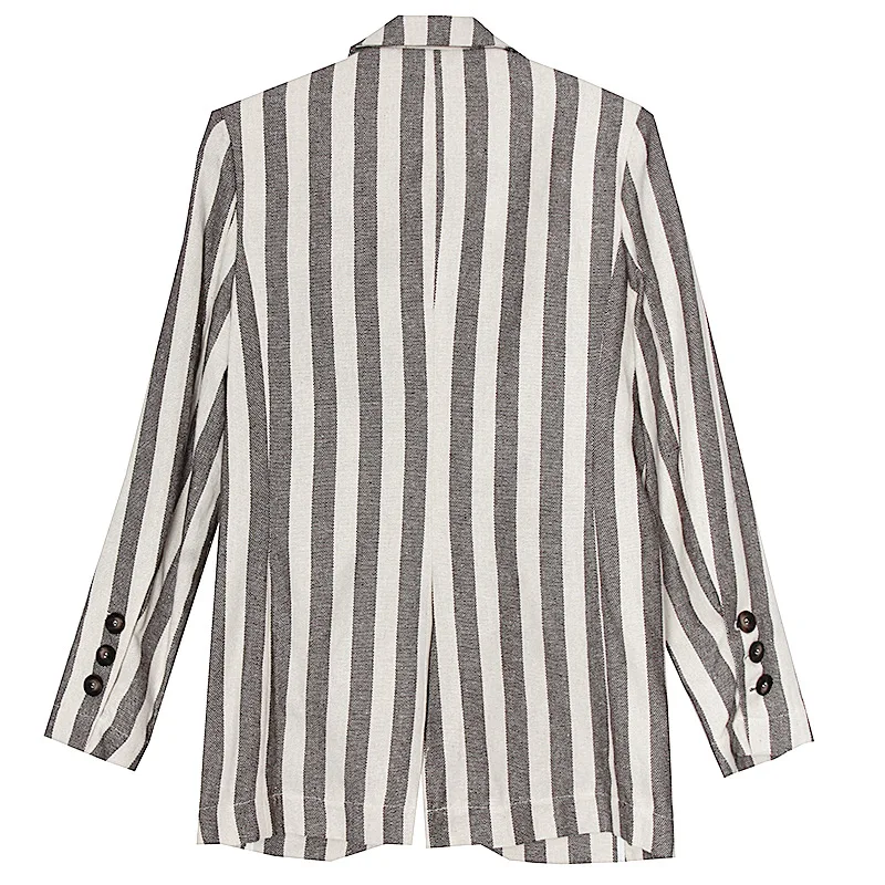 

Retro Stripes Chic2019 Spring New Style Short Loose-Fit British Style WOMEN'S Dress Casual Small Suit Coat Women's