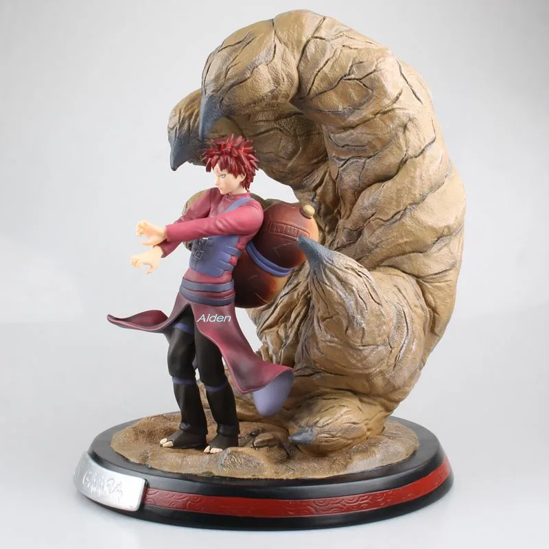 1" Наруто статуя Kazekage Гаара бюст повязка на голову Sabaku no Gaara полная длина портрет Uzumaki Наруто GK экшн-модель игрушечная коробка 31 см Z2790