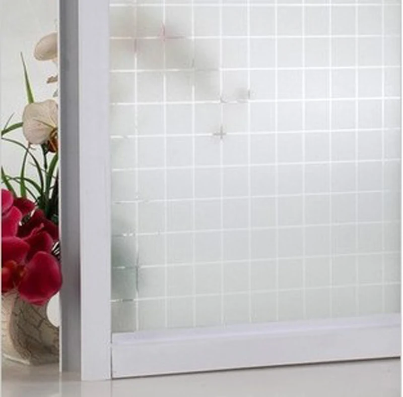 

Japanese-Style Frosted UV Static Cling Glass, Bathroom Hall, Sliding Door, Decorative Film, Anti-Collision Tooltip, 30-90cm