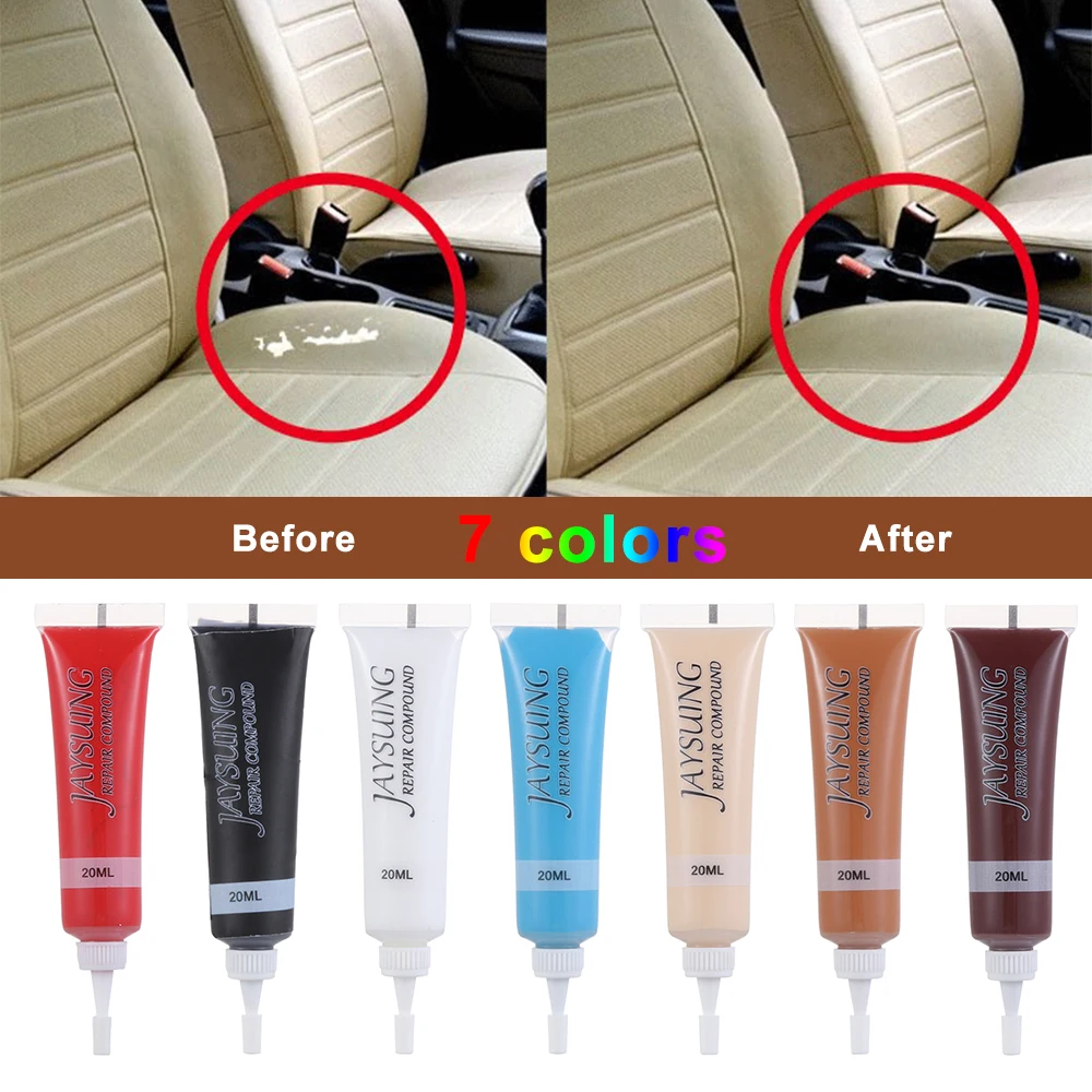 Leather Repair Gel Leather Repair Paste 20ml Leather Refurbishing Cleaner Cream Advanced Leather Repair Gel Car Seat Home Complementary Color
