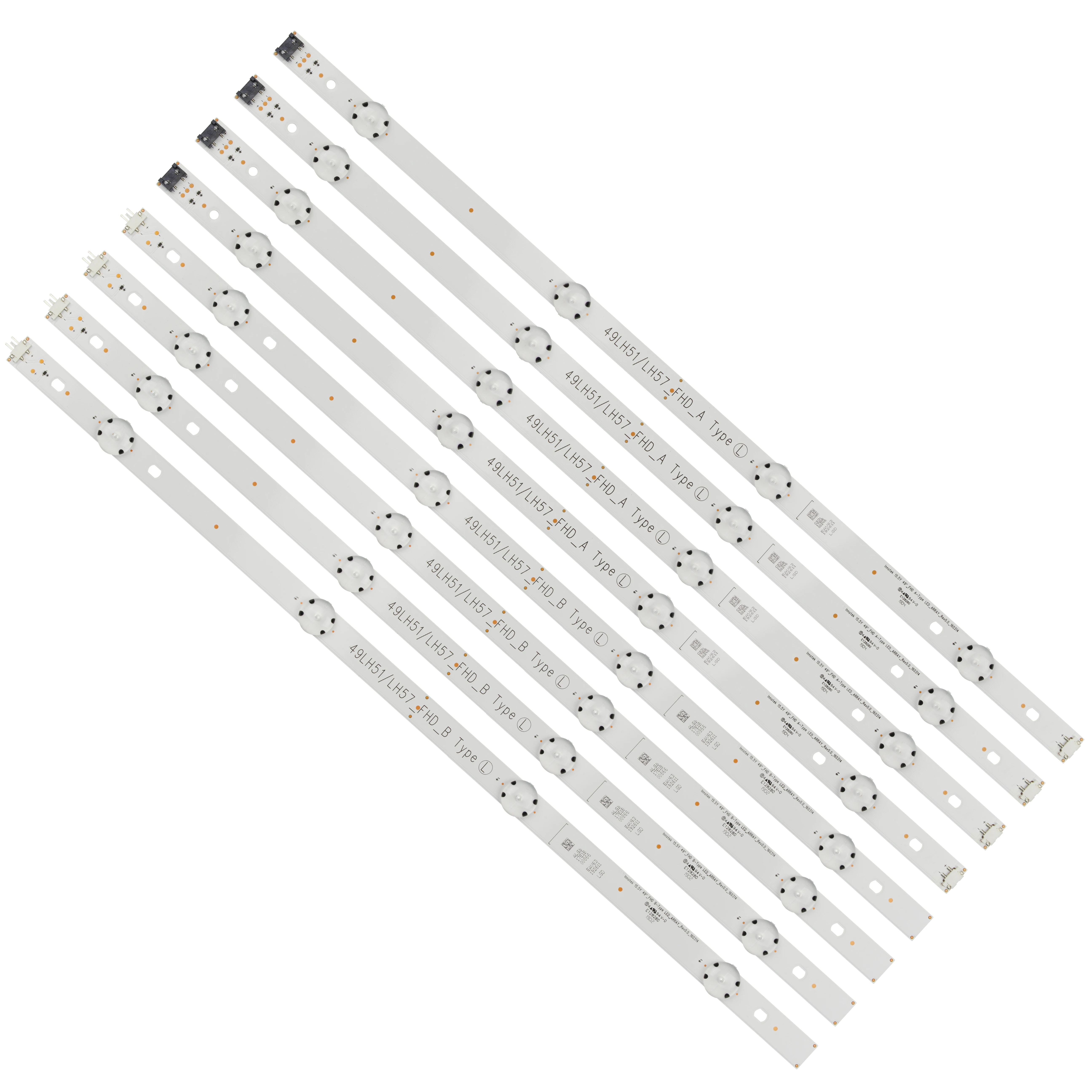 Tira Conduzida da Luz de Fundo para lg Innotek 49lk5100pla 15.5y 49 _ Fhd tipo B-tipo Hv490fhb-nbd 49lh51 Lh57_fhd_a 49lh51 Lh57_fhd_b