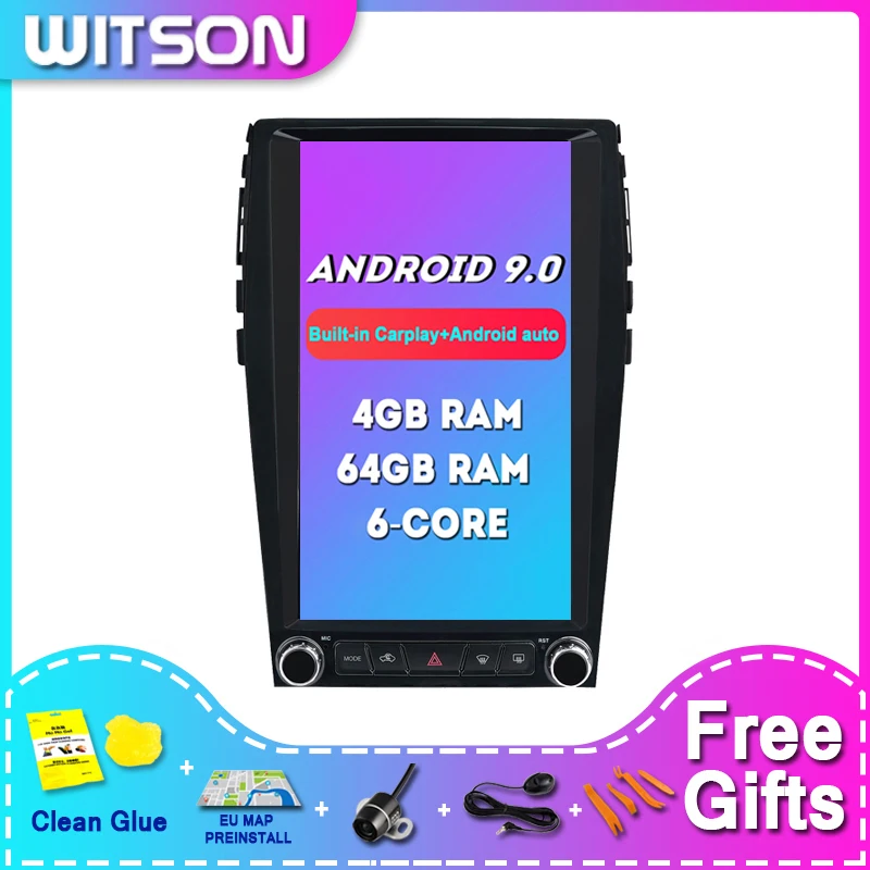 

Автомобильный DVD-плеер WITSON, система Tesla на Android 9,0, навигация для FORD EDGE 2015-2019 (высокое), кондиционер, 4 Гб + 64 ГБ, автомобильный мультимедиа