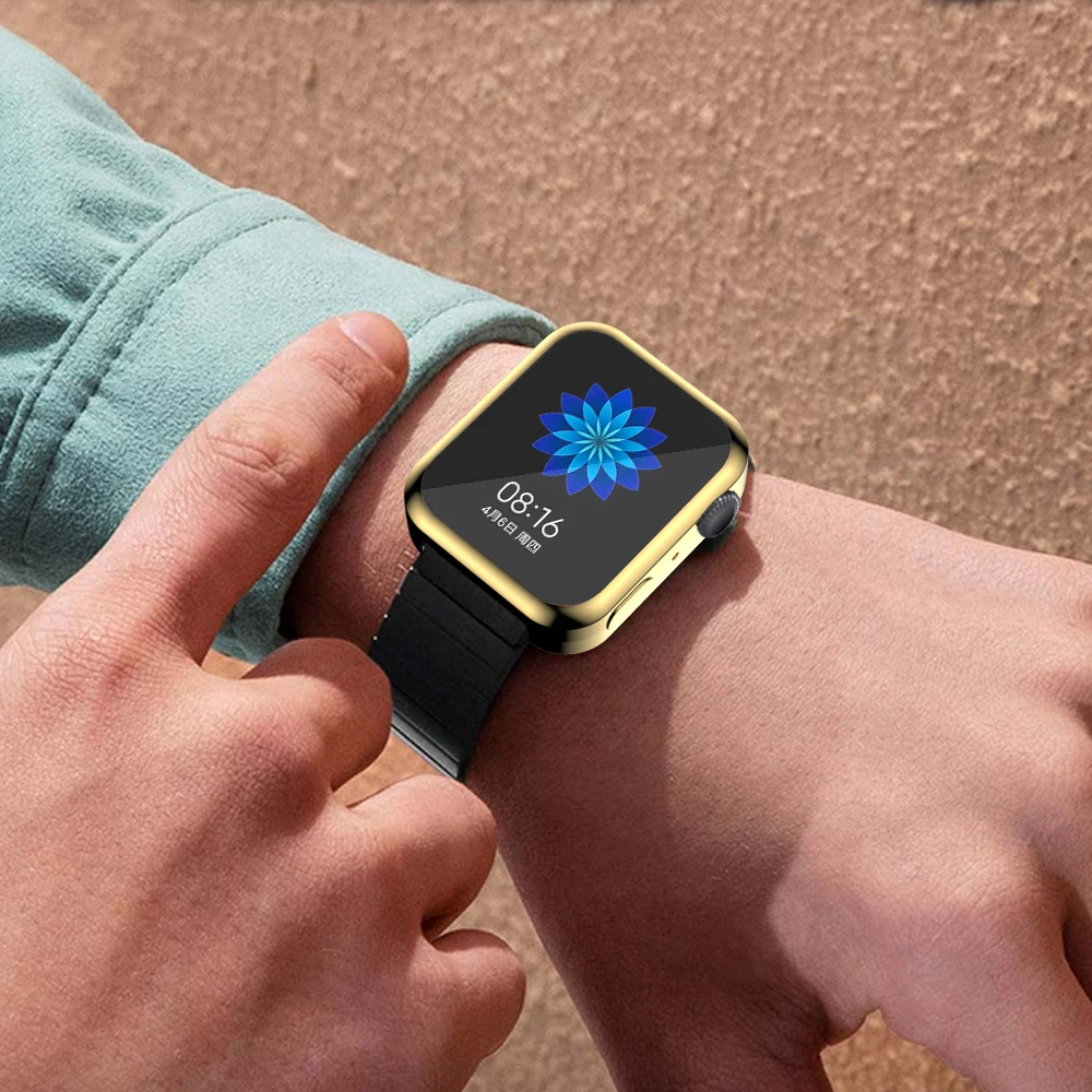 Чехол для Mi Watch Мягкий защитный чехол из ТПУ Для Xiaomi Smart аксессуары новинка