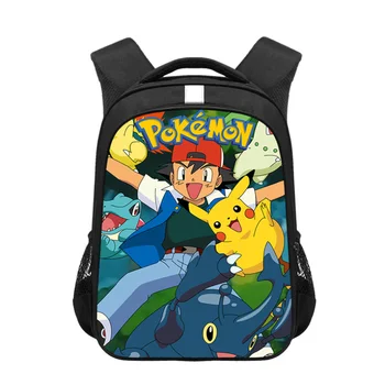 

Anime pokemon children School Bags Cartoon Pikachu Arceus Kindergarten Backpack Girls Boys Schoolbag Kid Book Bag