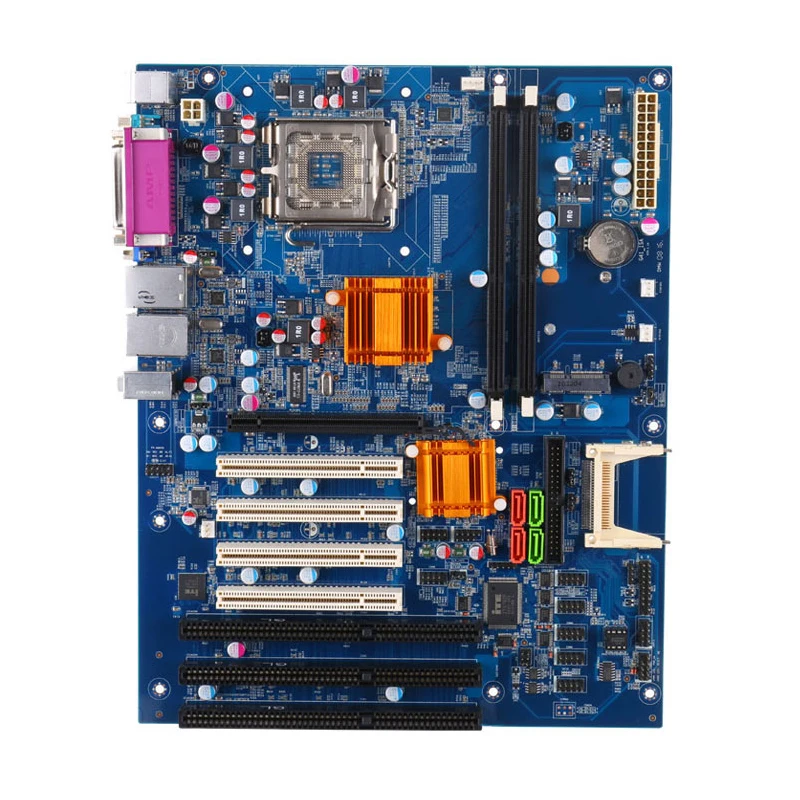 Best Price G41 775 Industrial Motherboard with E7400 Processor +2G RAM+Cooler