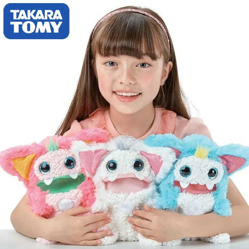 TAKARA TOMY Genuine Original Rizmo Movable Plush Toy Cute Doll Interactive To Develop Smart Electronic Pet Birthday Gift