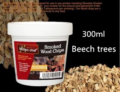 Щепы для курения, щепы для курения, аксессуары для бара, инструменты для курения продуктов питания, пистолет для курения - Цвет: Beech trees 300ml