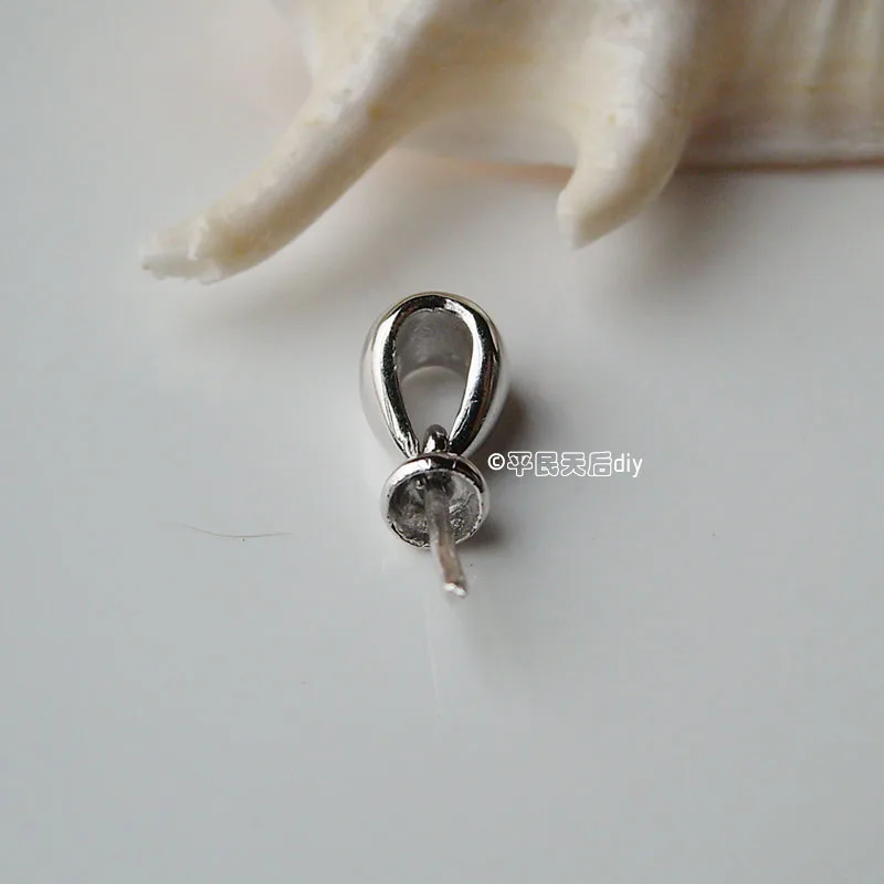 纯银吊坠头 光面厚实 (4)