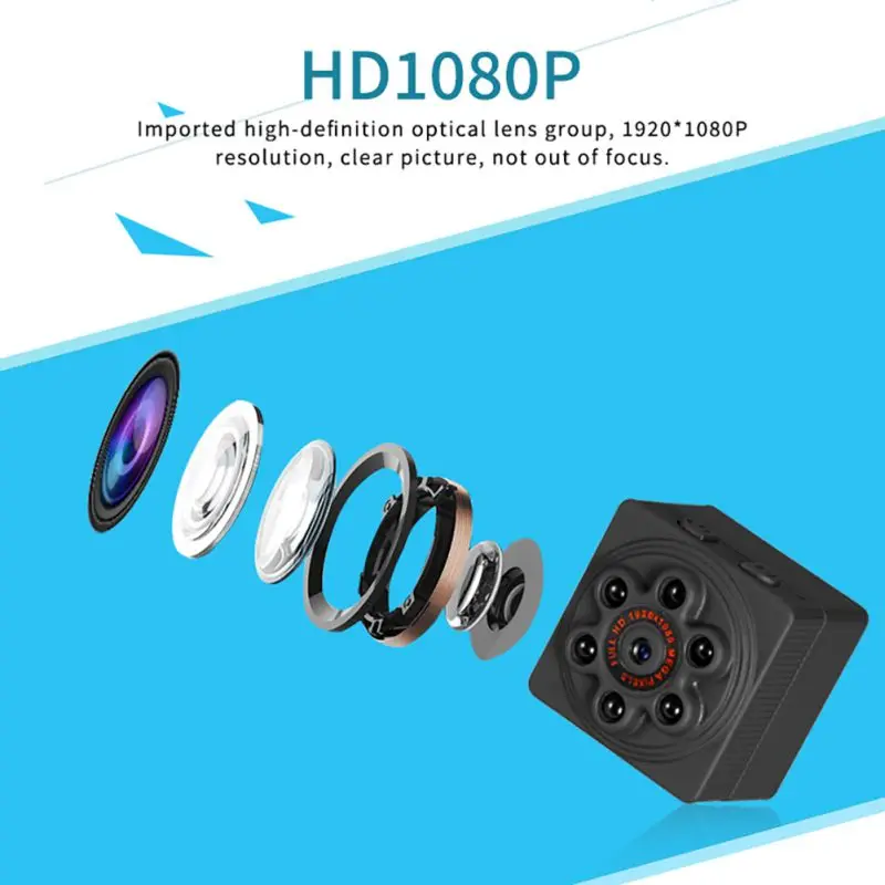 S1000 мини-камера HD 1080P мини-камера ИК ночного видения Видеокамера датчик движения DV рекордер камера Мини HD видеокамера