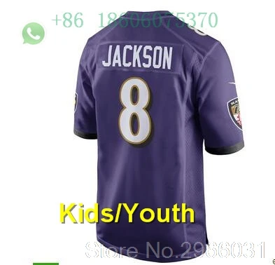Baltimore A+++ качественная Детская Молодежная Футболка Lamar Jackson 8 Hayden Hurst 81 Рэй Льюис 52 Джастин Такер 9 Hayden Hurst 81 - Цвет: for kids youth