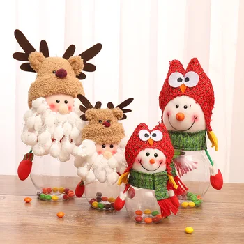 

Christmas Ornaments Santa Claus Snowman Candy Jar Candy Box Children Gift Box