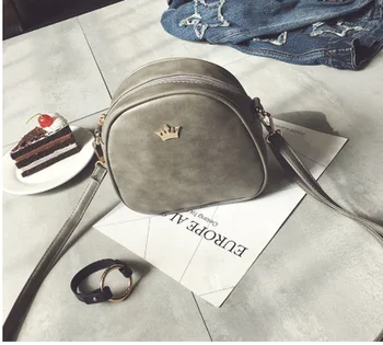 

2019 for Women New Shoulder Bag Fashion Handbag Phone Purse Imperial Crown Leather Women Small Shell Crossbody Bag