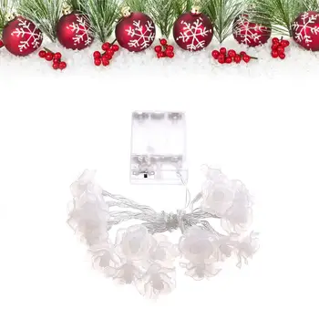 

LED Rose Light String Christmas Wedding Decoration Holiday Lighting 2.2M