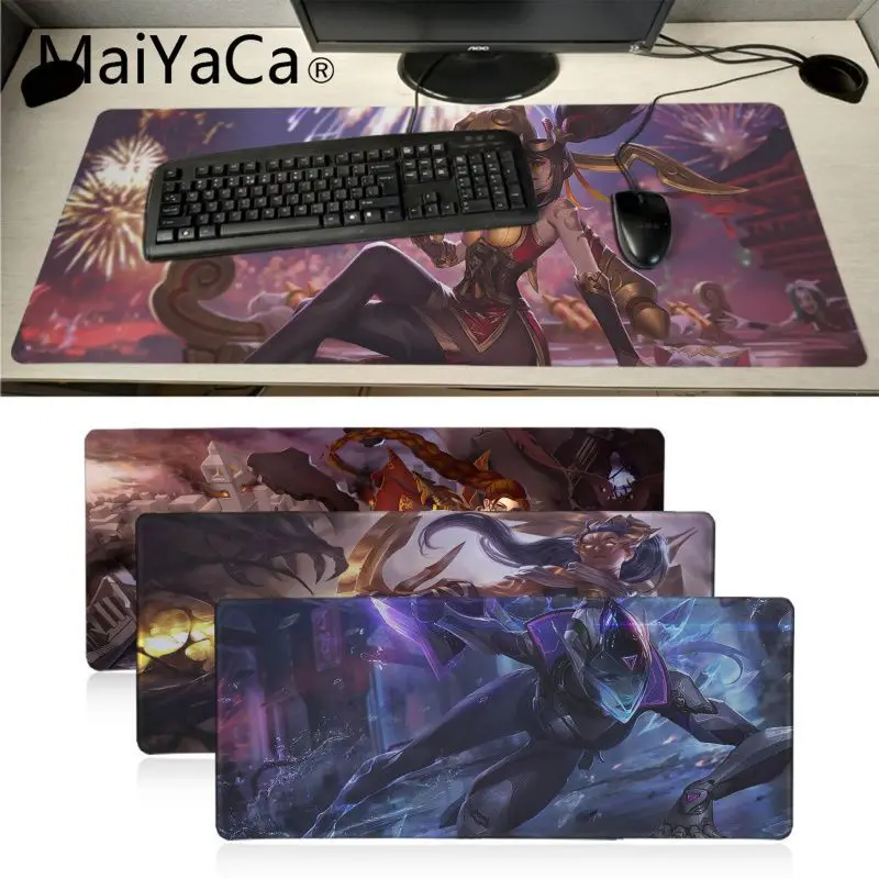 

Maiyaca Vayne League of Legends Office Mice Gamer gaming mousepads Table Keyboard anime mouse pad gamer Speed Version desk mat