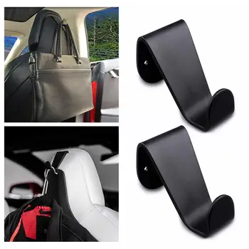 

Styling Car Seat Headrest Car Hook Hanger Clothes Purse Bag Holder Organizer Clip Interior Accessories For Tesla Model S Model X