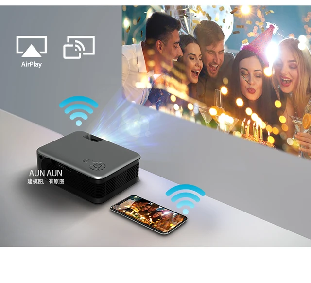 A30c Wifi Mini Projector Smart Tv Portable Home - Temu