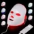 7 Цветов LED Light Therapy Facial Mask Anti Acne Отбеливающая Маска Для Лица Корейский Уход За Кожей Омоложение Лица Anti-Age Home SPA