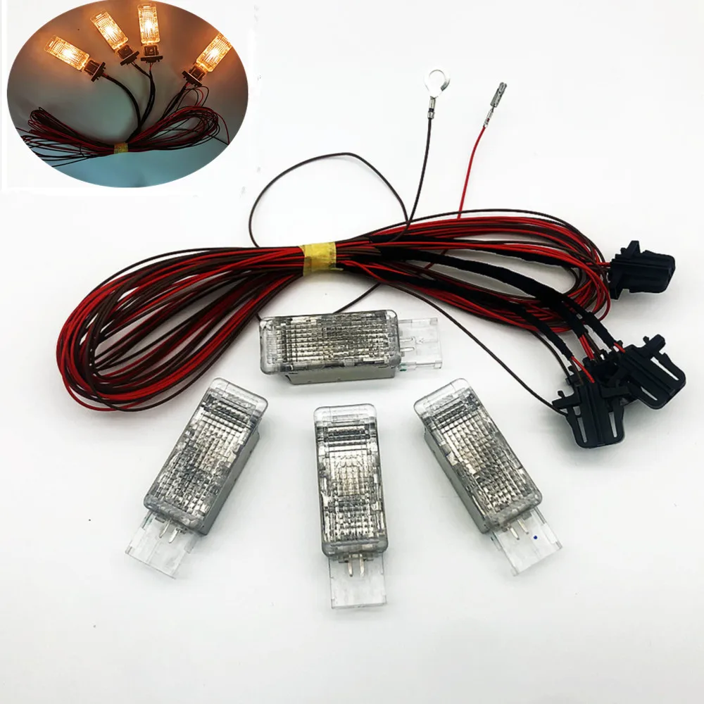 4 Pezzi Porta Interna Spia Con Cavo Spina Per Vw Passat Golf Tiguan Touareg Coniglio Gti Eos 11Kd947415 3Td947415