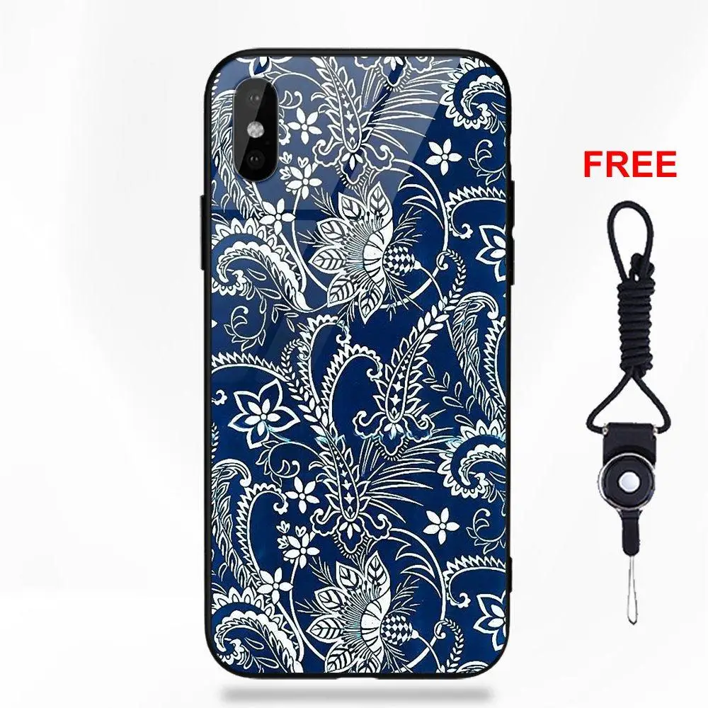 Мандала для Galaxy S8 S9 Plus для Redmi 5 Note 5A 6 huawei Honor 7X P20 Lite mate 10 Pro закалённое стекло для мобильного телефона чехлы - Цвет: as picture