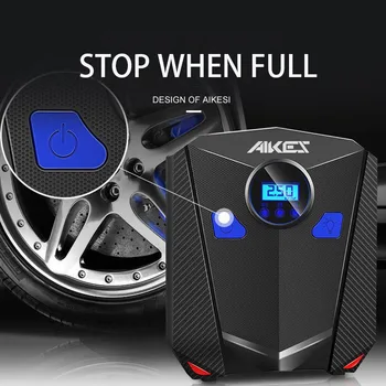 

Car Tire Inflator Compressor For Car Dc 12v Tyre Inflator Air Pump 150 Psi Portable Electric Infladors Digital Mini Led Light