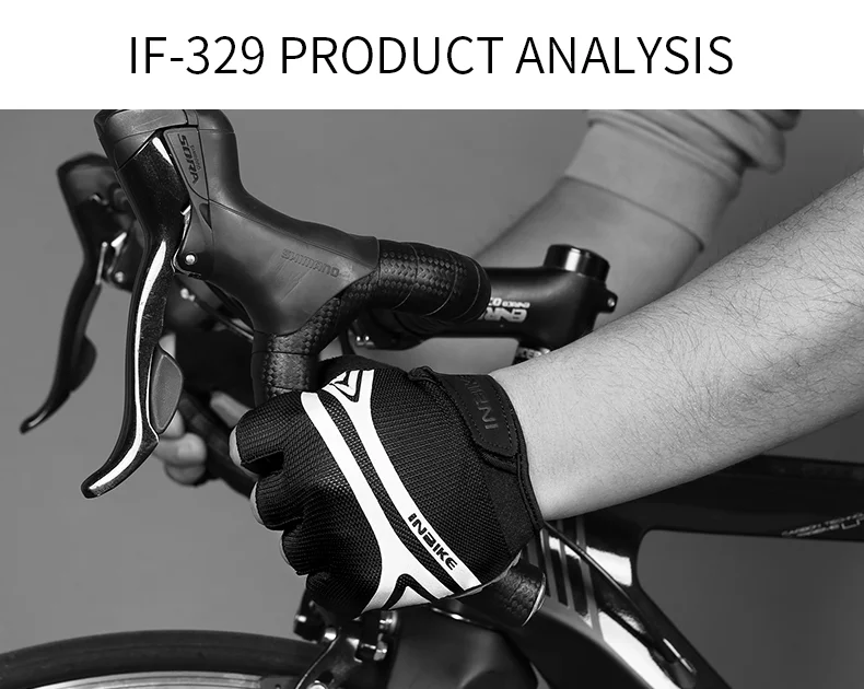 INBIKE велосипедные перчатки с полупальцами, летние перчатки для горного велосипеда, дышащие мужские и женские Перчатки для фитнеса, велосипедные перчатки, анти-шоковые спортивные перчатки