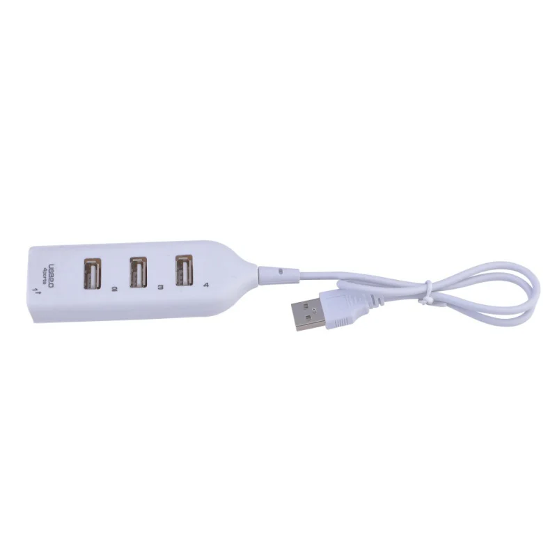 High Speed Micro Mini 4 Ports 2.0 USB HUB splitter Adapter For Laptop PC Notebook Receiver Computer Peripherals Accessories