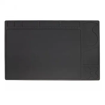 

Heat Resistant Silicone Soldering Mat Anti-static Heat Insulation Pad Heat Gun BGA Soldering Station Repair Tools