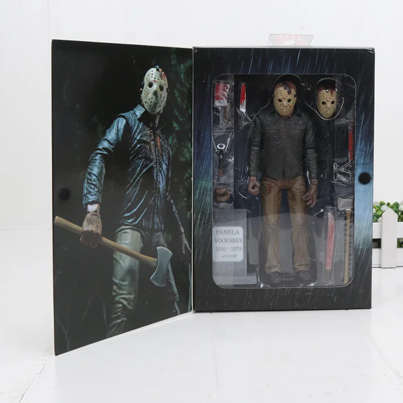 18 см NECA Хэллоуин конечная Лори Strode NECA фигурка Коллекционная модель игрушки подарки на Хэллоуин - Цвет: 5in box