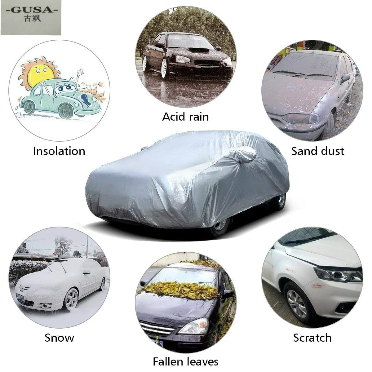 bache voiture car body cover car covers for winter car cover For Volkswagen  Tiguan CC GOLF Touran full car cover passat variant - AliExpress