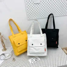 Женская Вельветовая сумка для покупок, новинка, Женская Повседневная Эко сумка-тоут, складная многоразовая сумка для покупок, женская сумка из хлопчатобумажной ткани