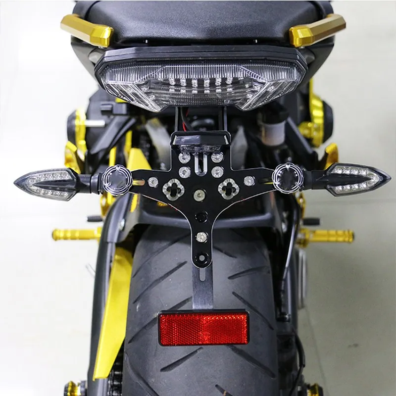 MT 09 Мотоцикл Регулируемый номерной знак держатель кронштейн для Yamaha MT09 FZ09 MT-09 FZ-09