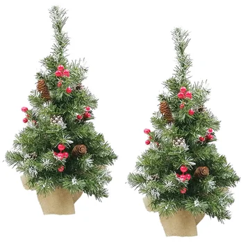 

1pc Simulate Desktop Lifelike Christmas Tree Adornment Christmas Tree Art Adornment Xmas Tree Decor for Adornment Decoration Chr
